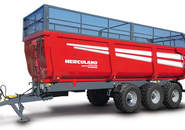 Remorcă Monococă HMB24T de la Herculano cu capacitate de 24 tone